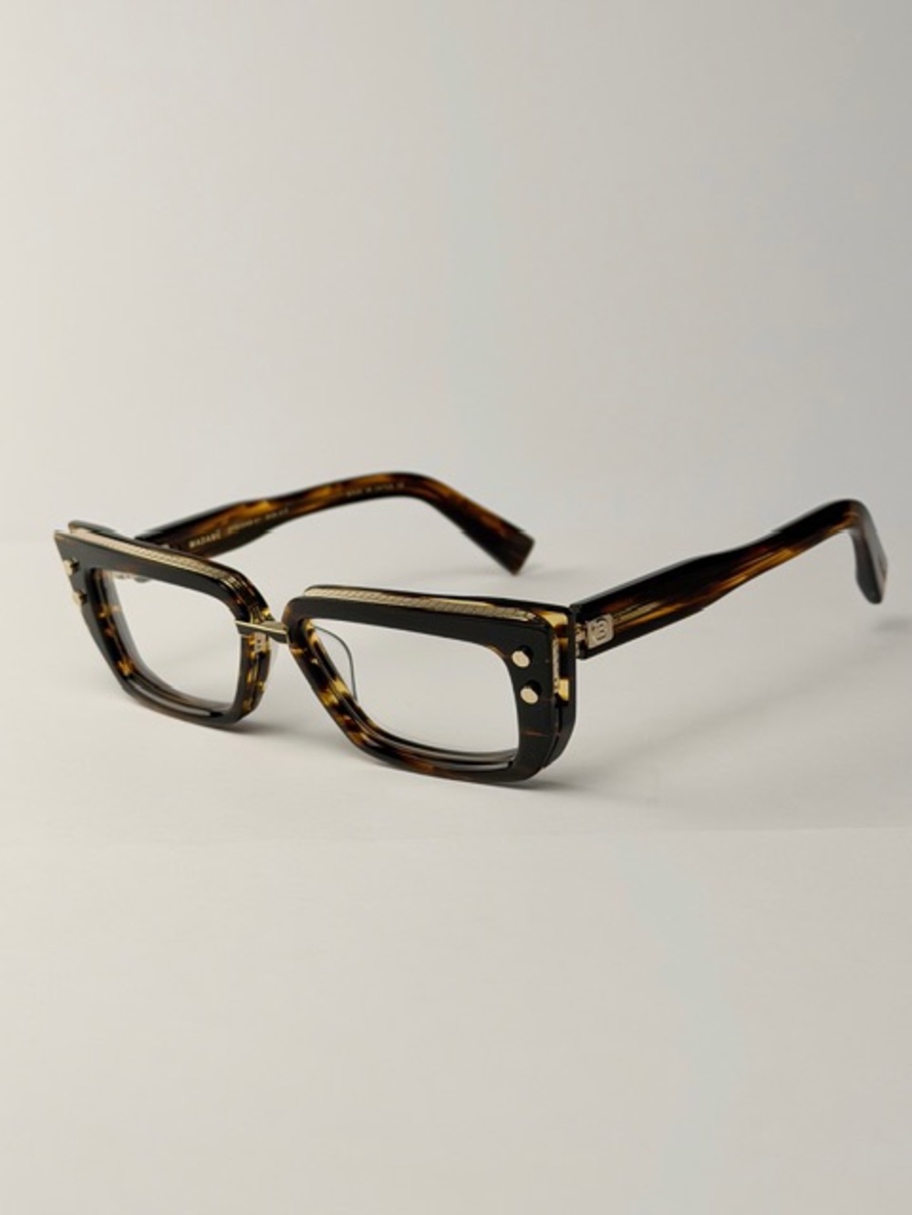 Balmain BPX 134B-51 BRN-GLD Eyeglasses New. authentic